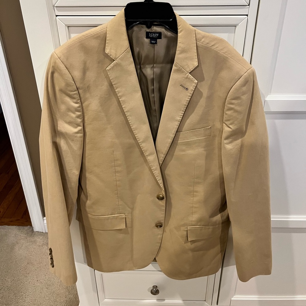 J.Crew Ludlow 40R Beige Sport Coat B714